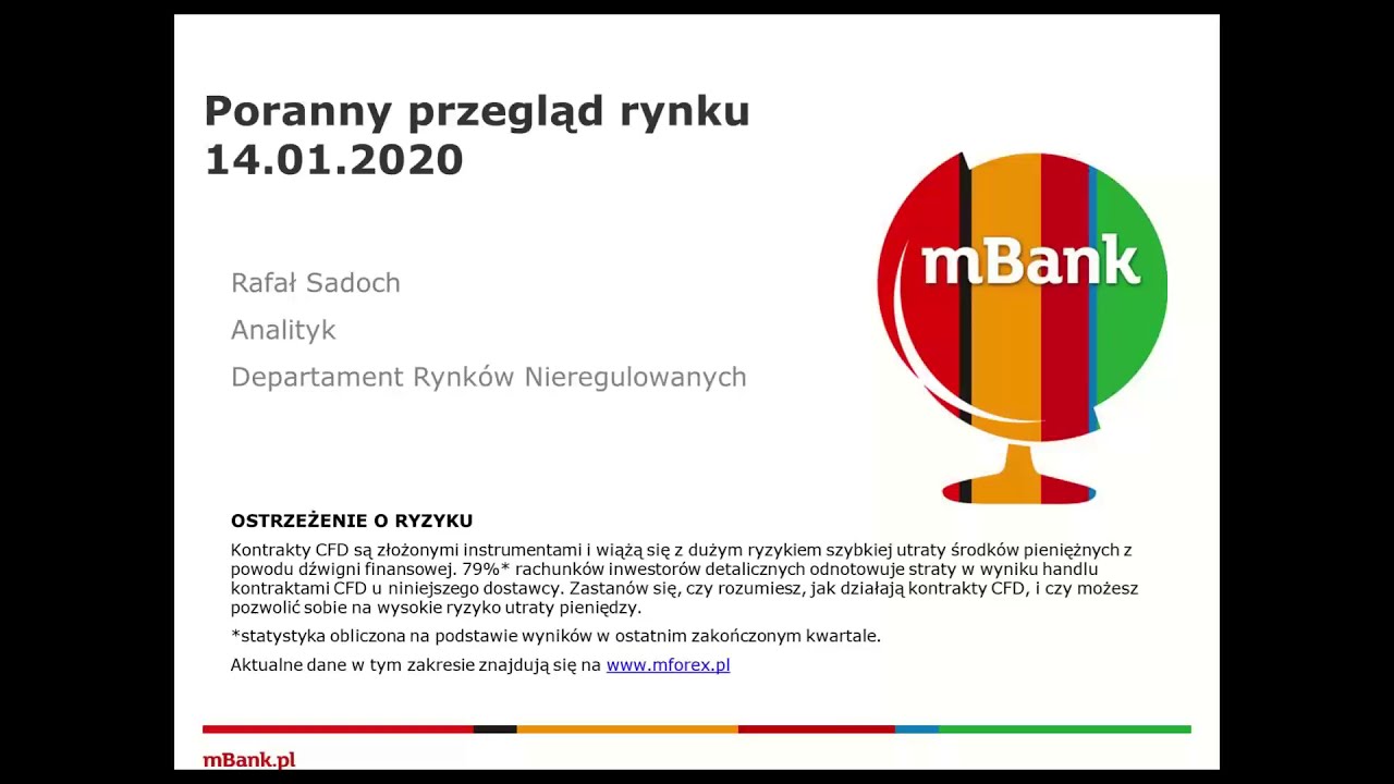 Poranny przegląd rynku 14.01.2021