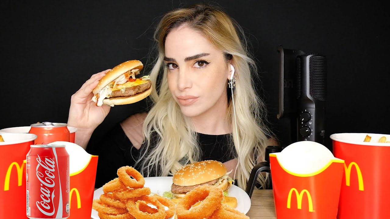 HAMBURGER ASMR | McChiken, McNuggets, Big Mac, McRoyal, McBites ASMR