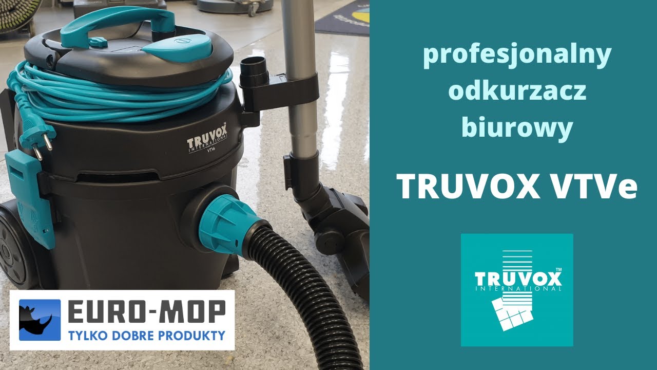 EURO-MOP.pl | Odkurzacz biurowy TRUVOX VTVe | pierwsze wrażenia | unboxing