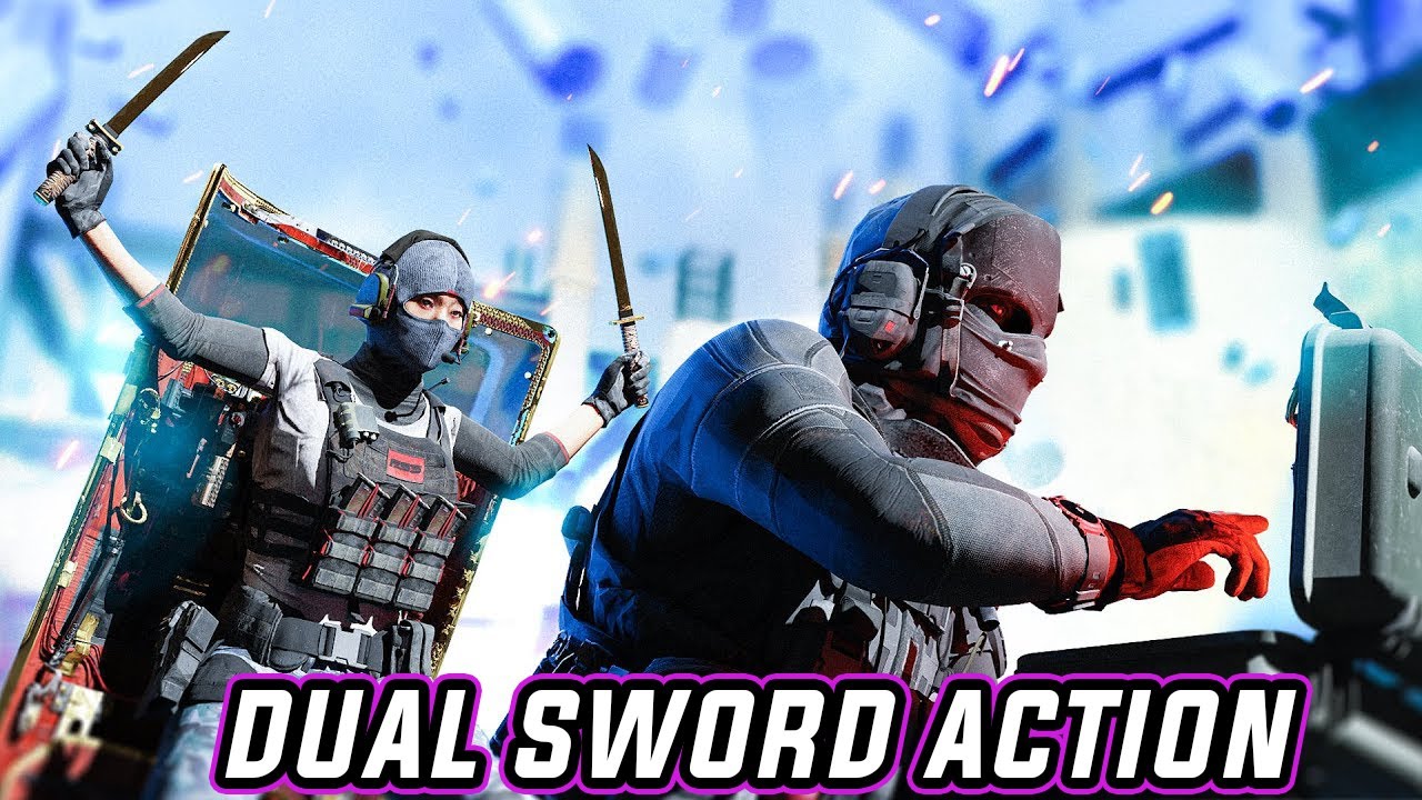 Dual Sword Mayhem in Killhouse🤣 Call of Duty Modern Warfare Dual Kodachi Action 🤩