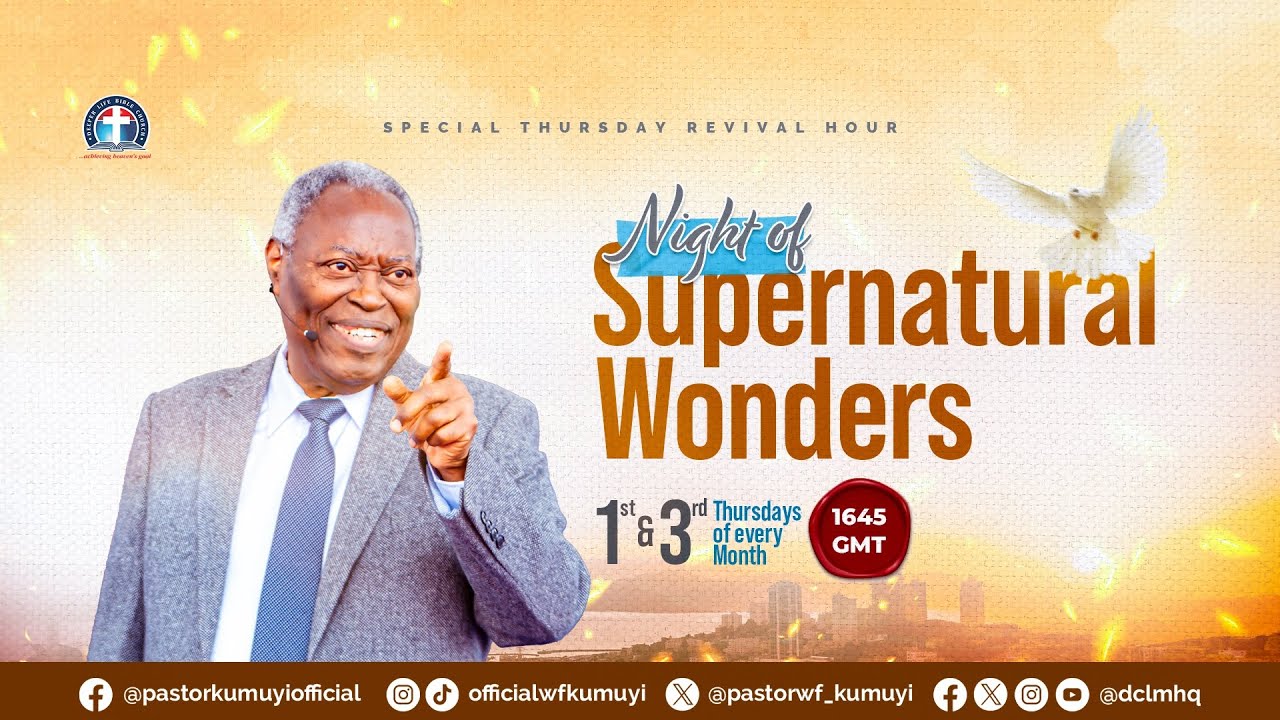 Living by the Might of the Almighty || Night of Supernatural Wonders || March 7, 2024