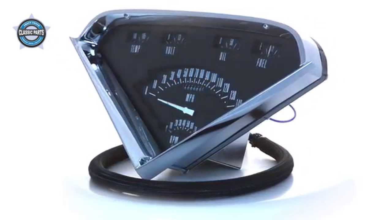 (1955-59) Tach-Force Gauge Assembly - Black