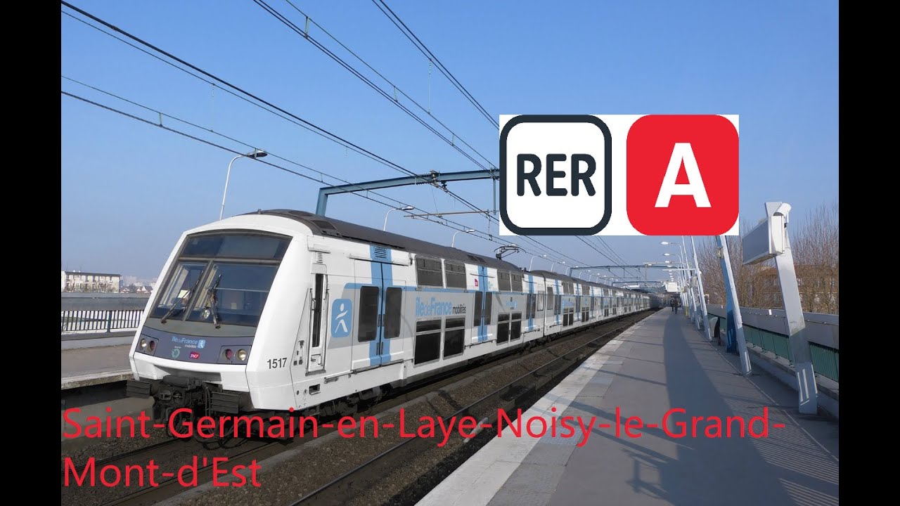 Minecraft RER A Saint-Germain en-Laye-Noisy le-Garnd Mont d'Est
