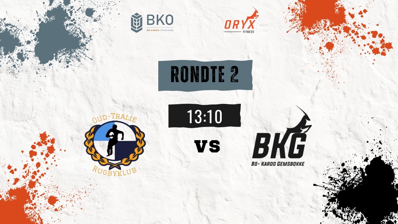 Rondte 2: OUD-TRALIE RUGBYKLUB VS BKG (BKO 15-man Spoed Toernooi)