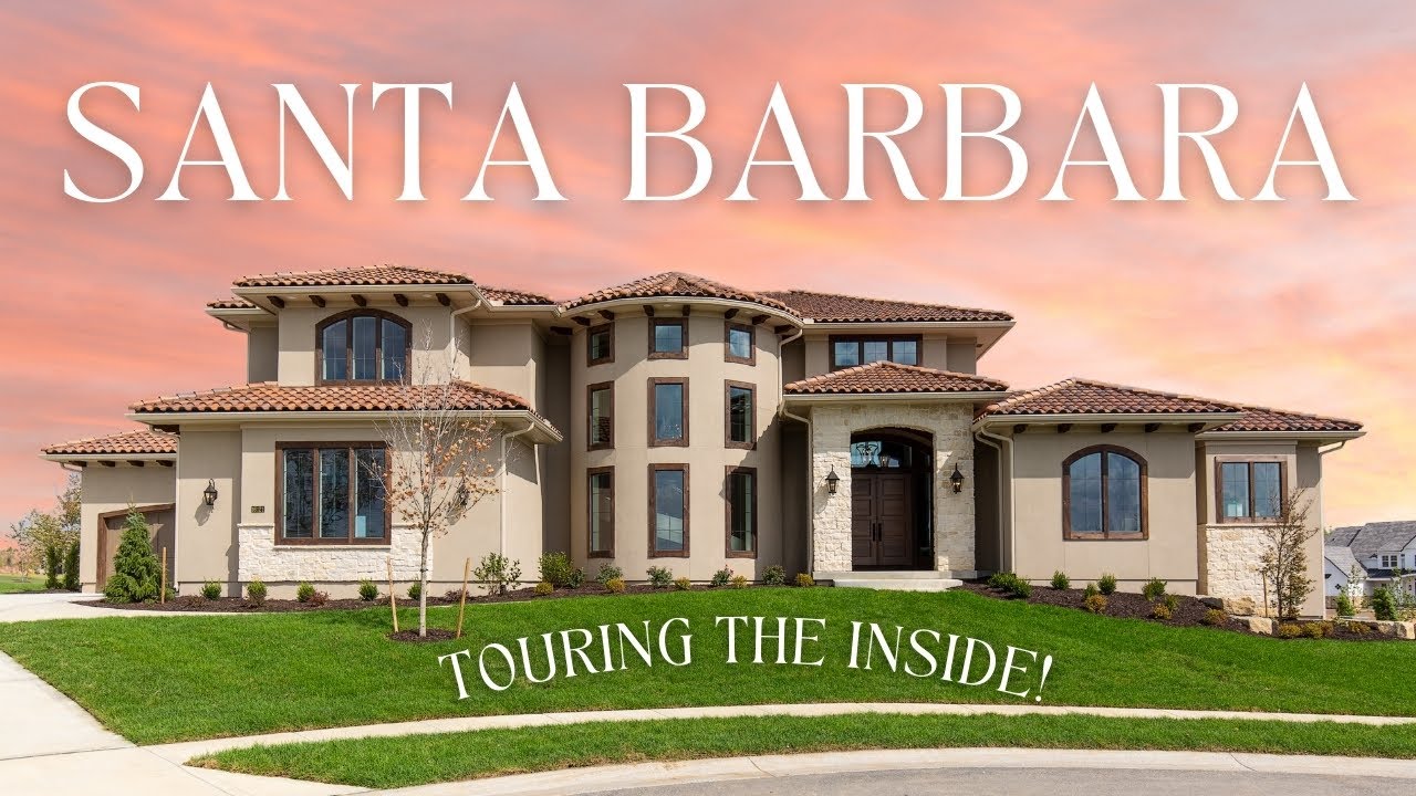 TOURING THIS LUXURY KANSAS CITY HOME | Santa Barbara Model Home | Starr Homes