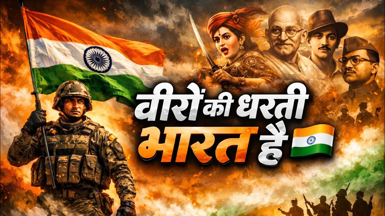 वीरों की धरती भारत है 🇮🇳 | Superhit Desh Bhakti Song | Jai Hind | Indian Army Tribute