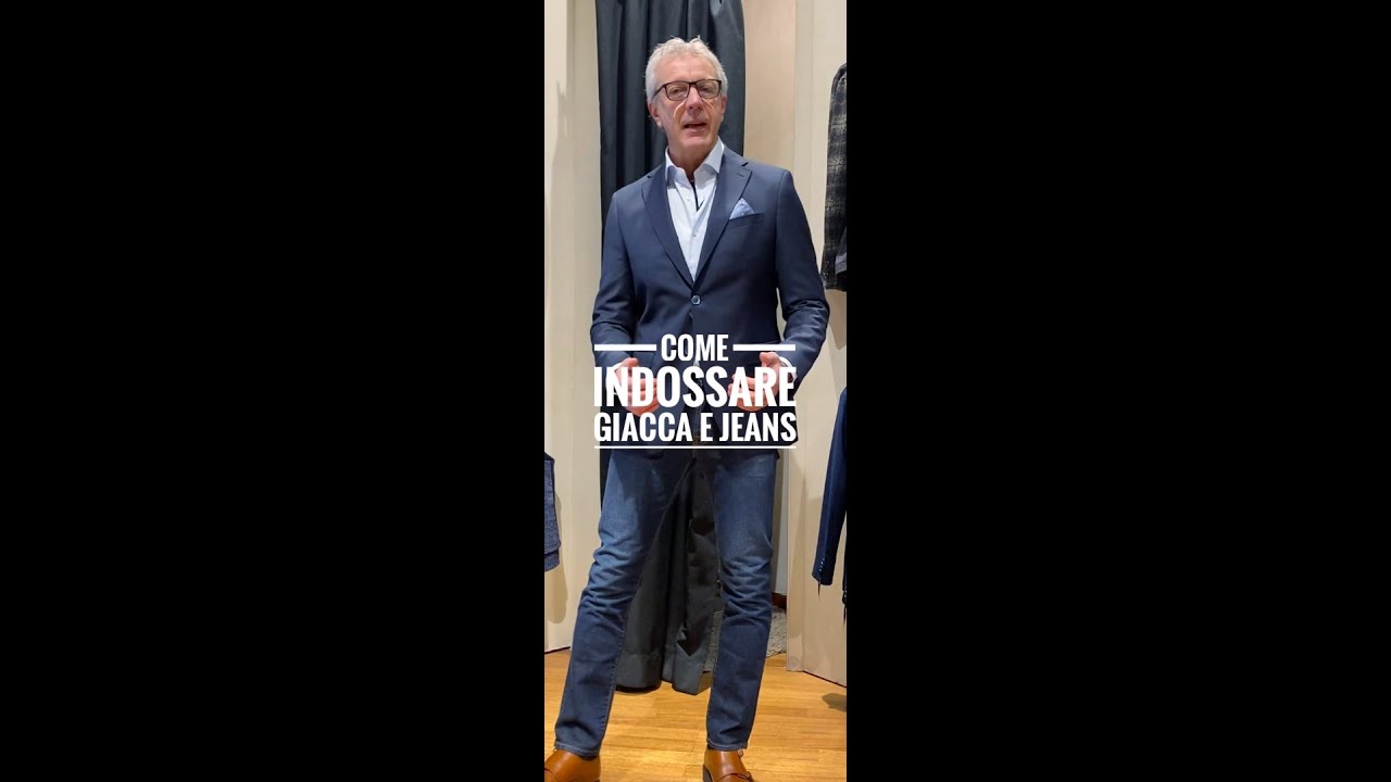 Come indossare la giacca con un jeans