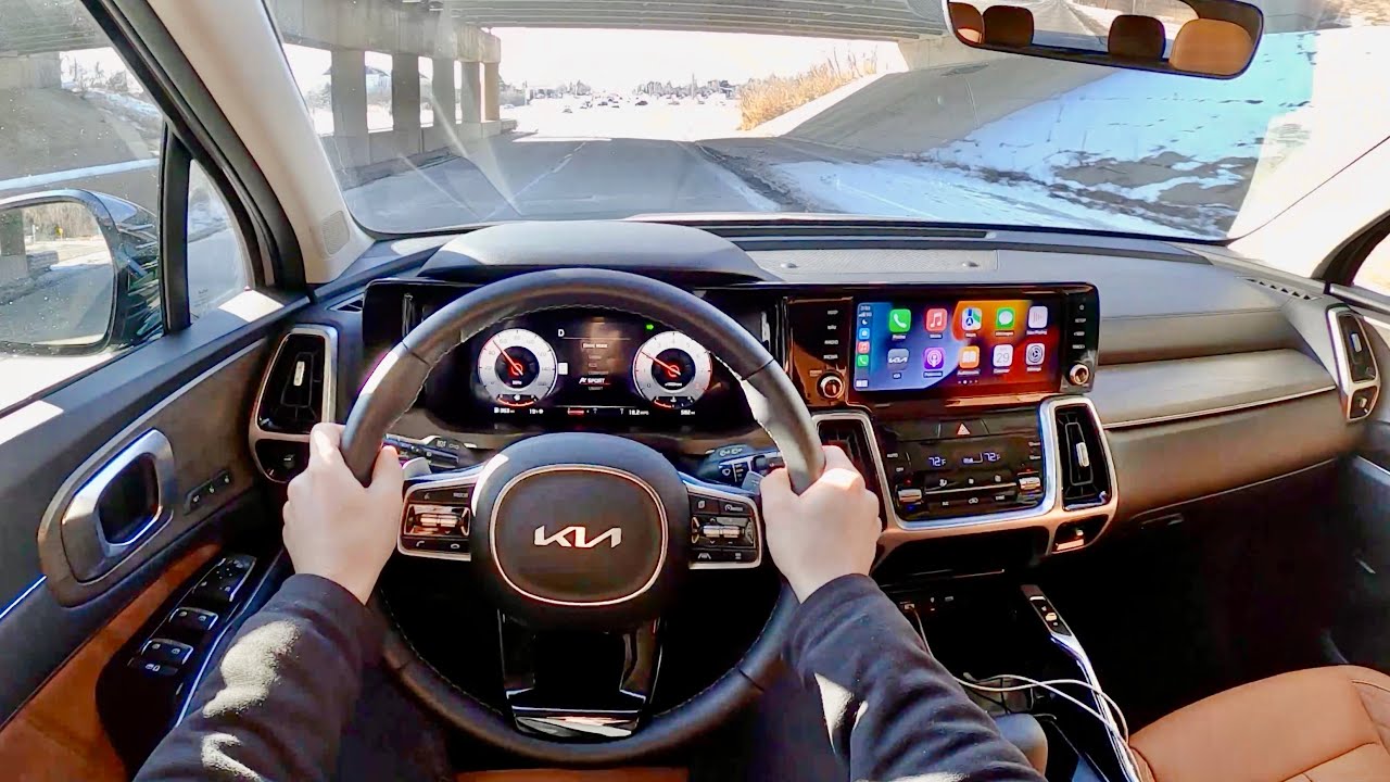 Kia Sorento X-Line SX Prestige 2022 года — обзор от первого лица