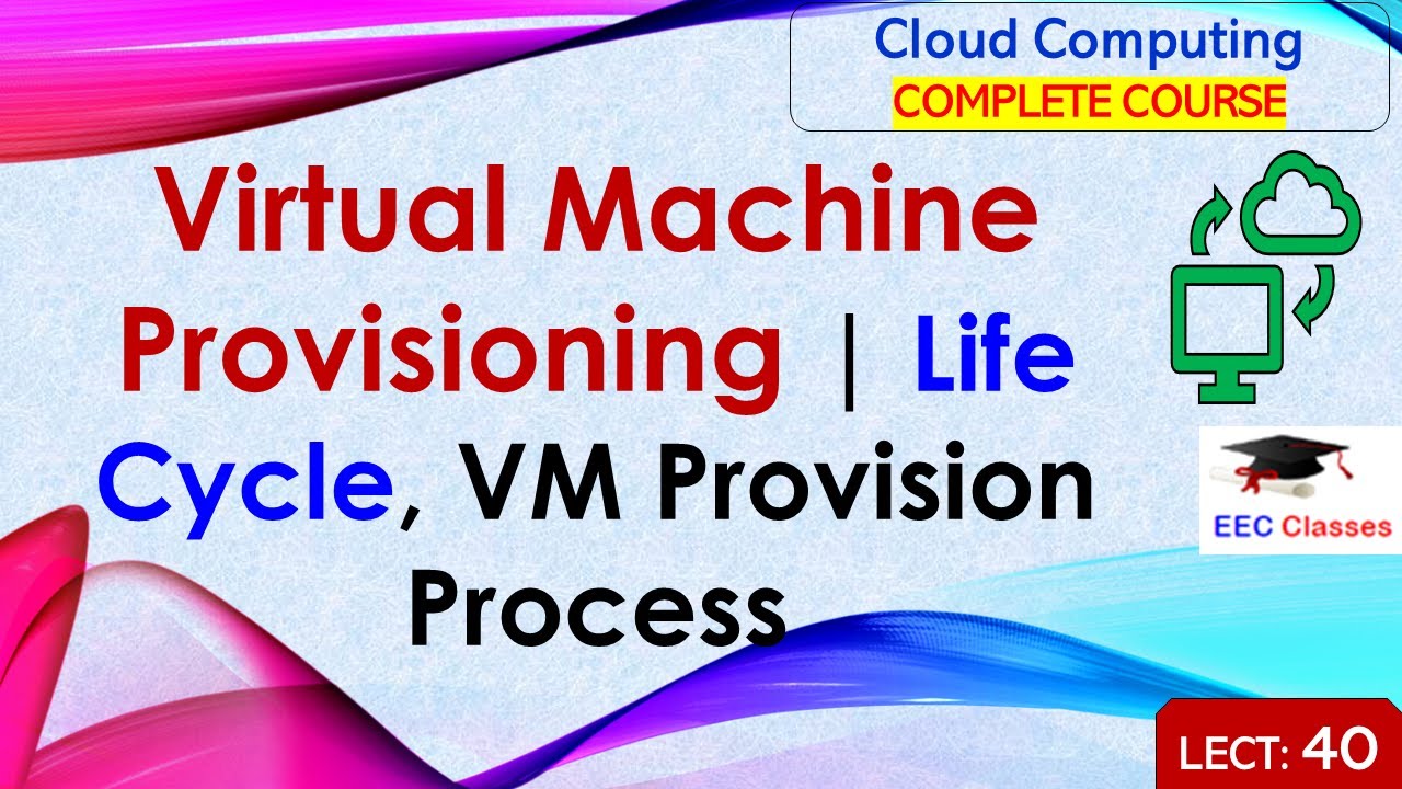 L40: Virtual Machine Provisioning | Life Cycle, VM Provision Process | Cloud Computing Lectures