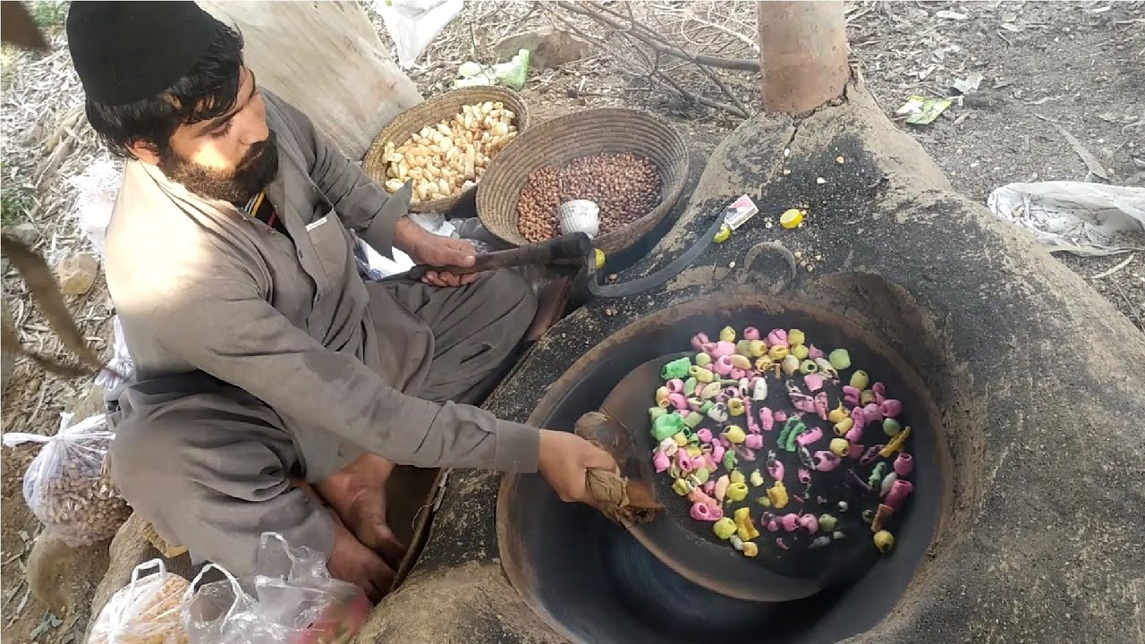Colorful Fryums in Salt | 10 Minutes Recipe | Pakistani Street Food