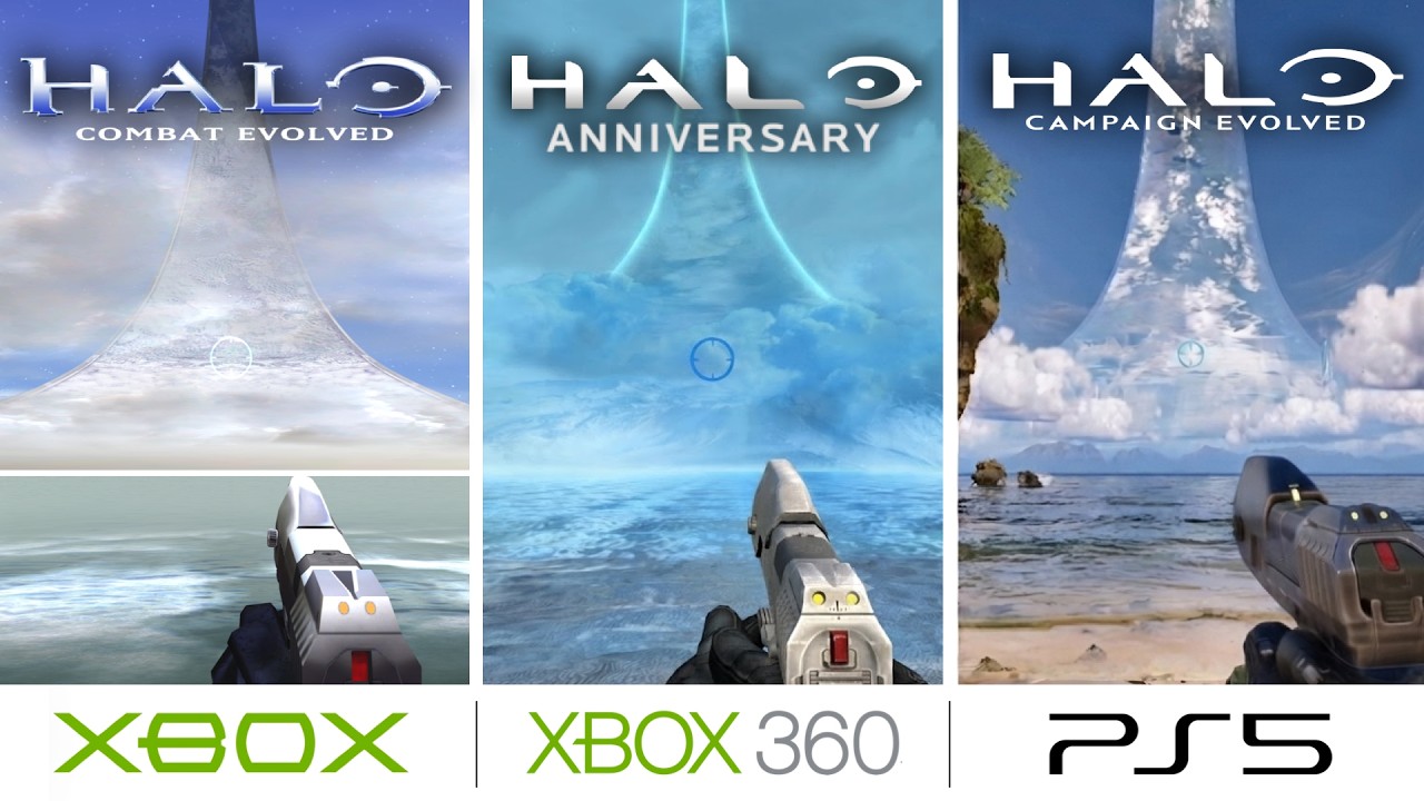 Сравнение всех версий Halo: Combat Evolved