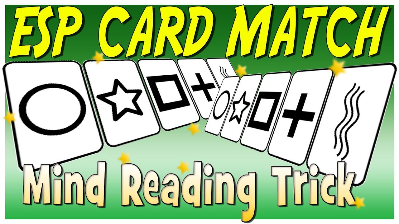 Awesome ESP Mind Reading Magic Card Trick with Easy Tutorial