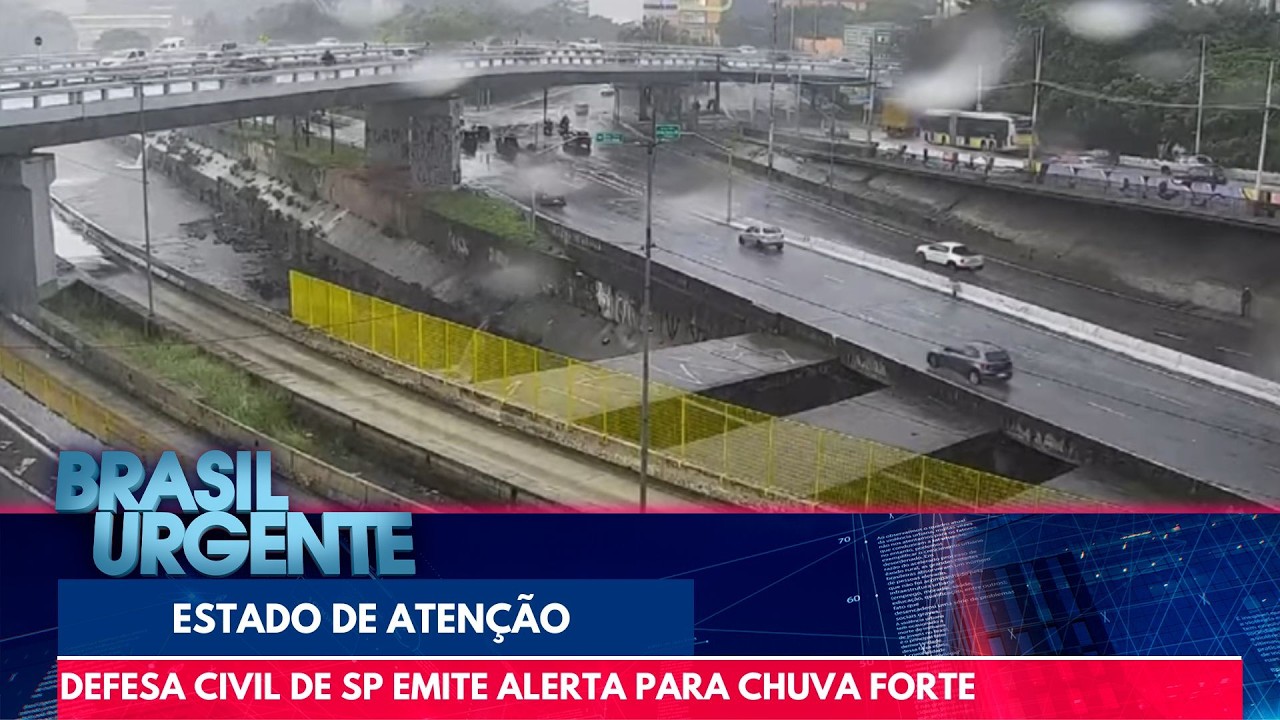 Previsão de chuvas fortes em São Paulo | Brasil Urgente