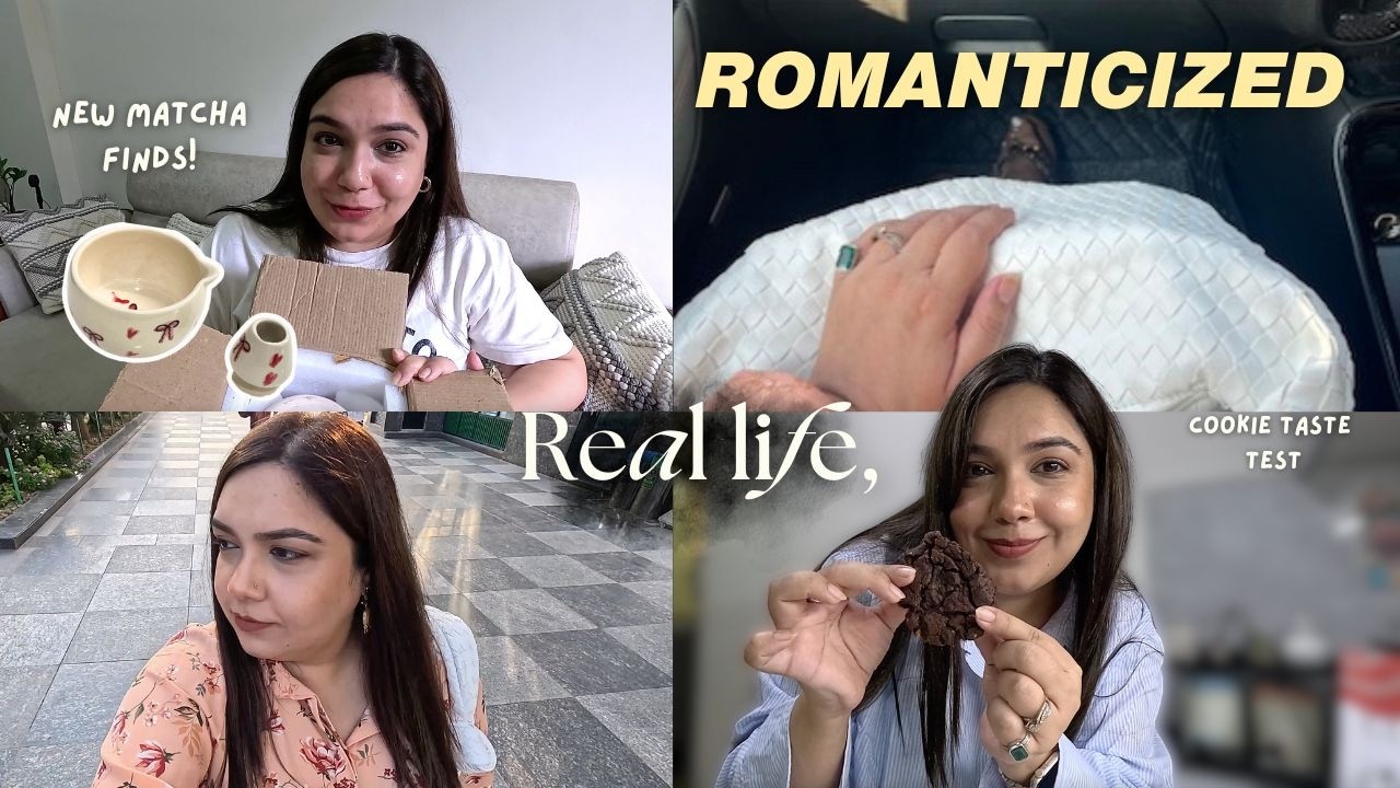 Romanticising Daily Life in India 🍵🧸 | New Matcha Bowl + Dohful Cookie Review & Family Moments