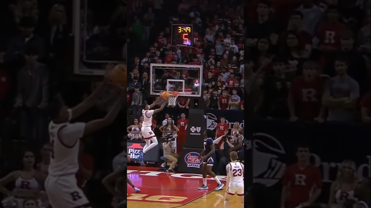 Rutgers Ace Bailey Debut vs Monmouth (17 PTS) 🔥