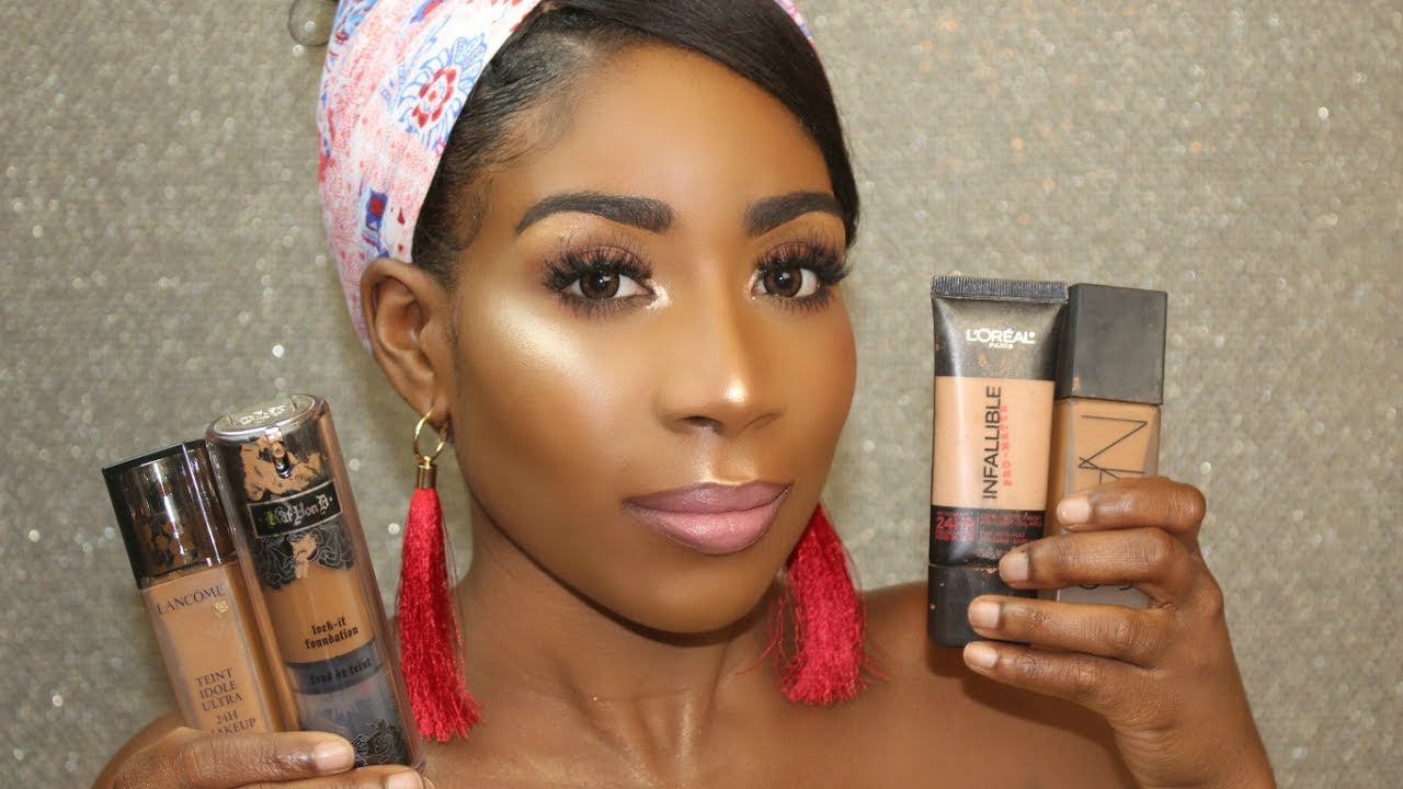BEST FOUNDATIONS FOR OILY SKIN EVERRR! 2017 | DRUGSTORE & HIGH END