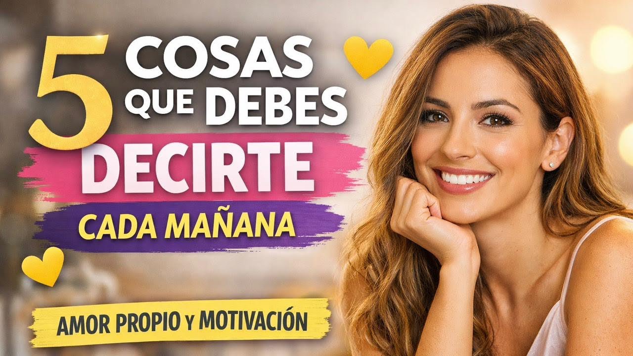 5 Cosas Que Debes Decirte Cada Mañana | Rutina de Amor Propio y Mentalidad Poderosa para Mujeres