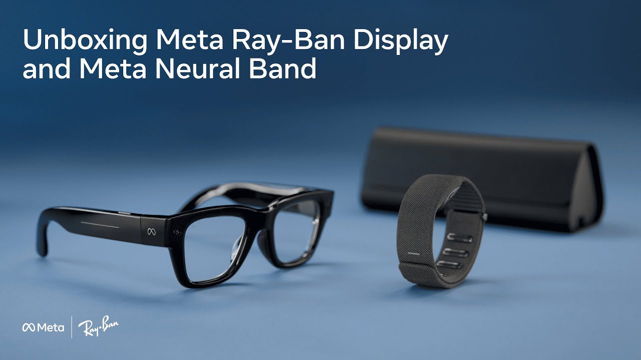 Распаковка дисплея Meta Ray-Ban и метанейронного браслета Meta Neural Band