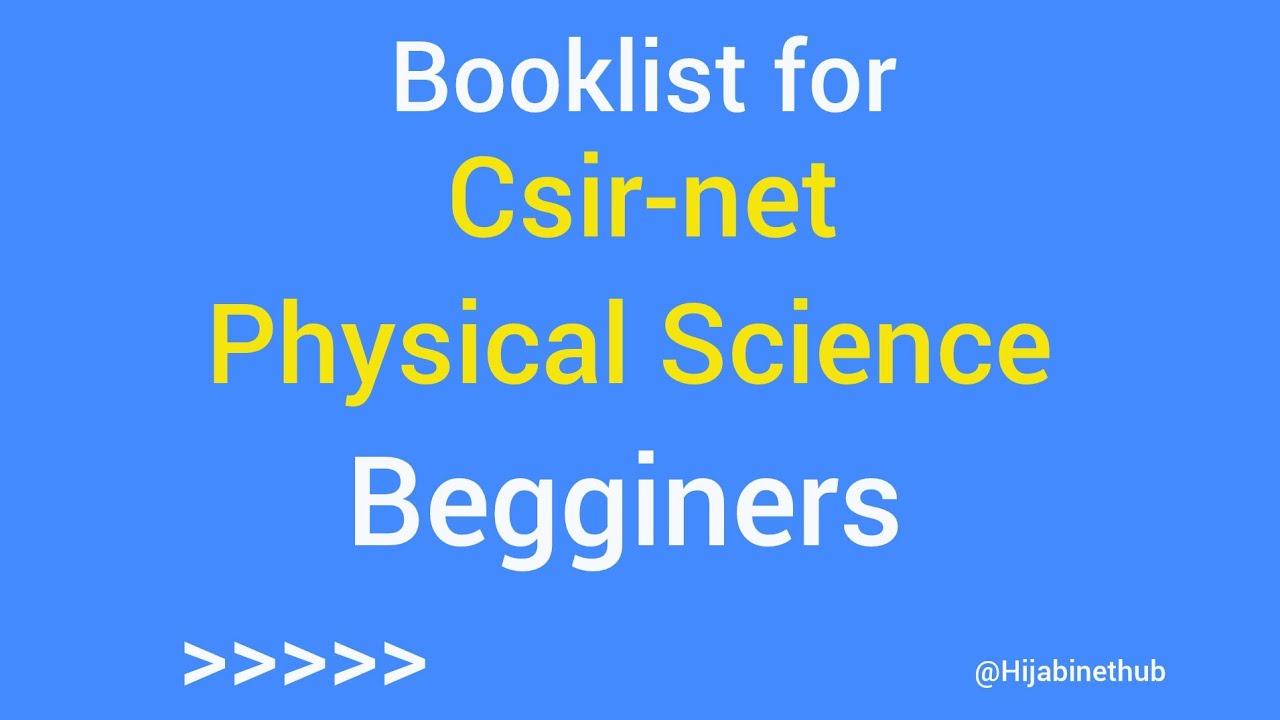 CSIR NET Physics Beginners Booklist | Best Books for NET Physics Preparation 2026 #csirnet #physics 