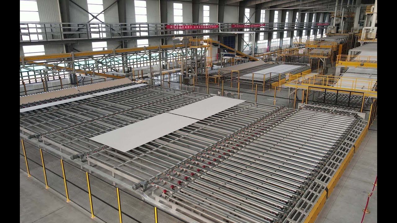 Joint XINFA and Grenzebach project sets new standards in gypsum plasterboard production