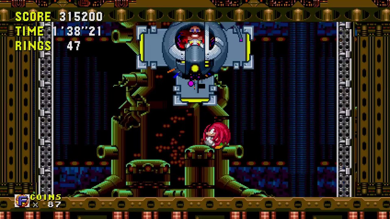 Sonic Origins Knuckles Run