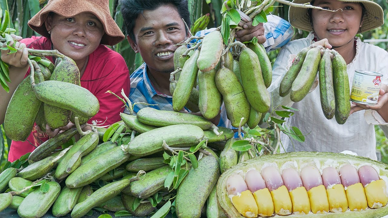 Wow! Healthy Dessert Beng Fruit Afzelia Xylocarpa Recipe in Village - Fresh Natural Tasty Food