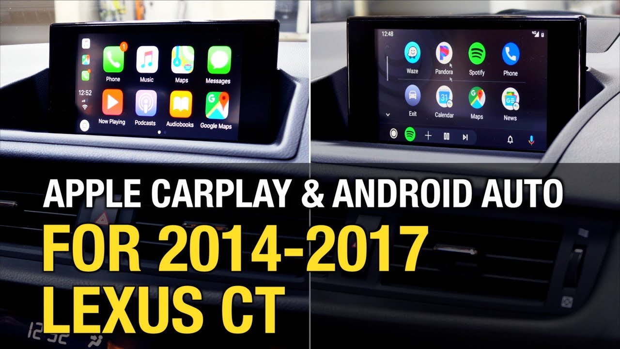 2014-2017 LEXUS CT | Wired Apple CarPlay Android Auto | Install / Demo