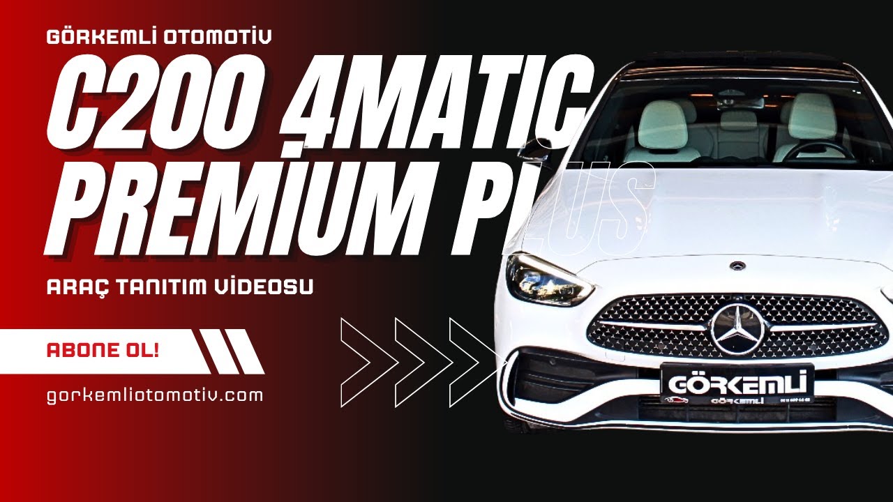 Mercedes C200 4 Matic Amg Edition 1 &ndash; L&uuml;ks&uuml;n ve G&uuml;c&uuml;n Zirvesi!