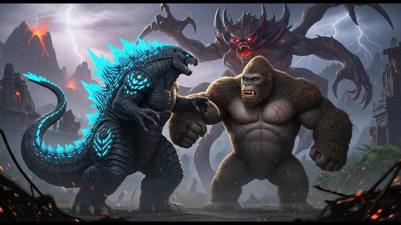 Kong, Godzilla Unite: Skull Island Invasion - Alpha Threat & Titan Cooperation Explained.