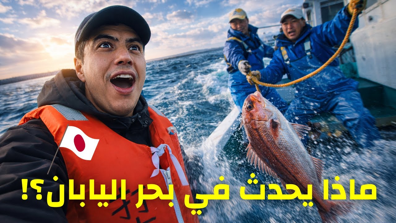 أول مرة أصطاد مع البحّارة اليابانيين… تجربة لن أنساها! 🌊🇯🇵
