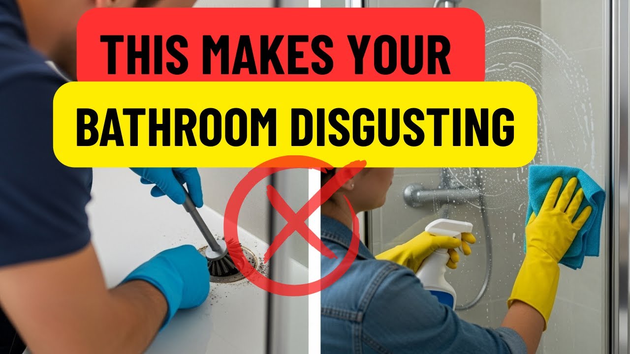 🚨 7 things you need to clean every day in your bathroom so your house doesn’t get disgusting