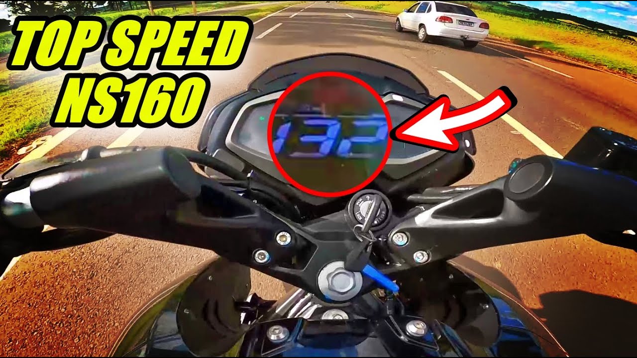 ⚠️ TOP SPEED QUE NINGUÉM MOSTRA... DOMINAR NS160 VELOCIDADE MÁXIMA!