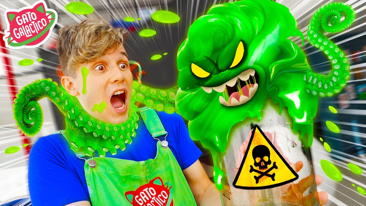 FIZ UM SLIME QUE CRIOU VIDA NA MANSÃO MIAU !!!