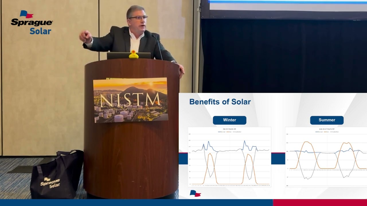 Sprague Solar Presents at the 2025 NISTM Conference & Trade Show