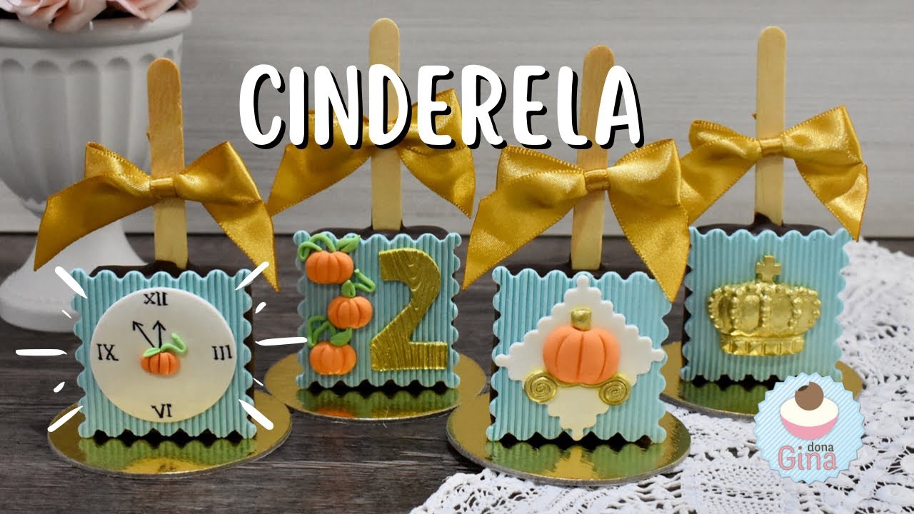 BROWNIE CINDERELA - Passo a Passo COMPLETO - Decoração em PASTA DE LEITE NINHO - NÃO PERCA!!
