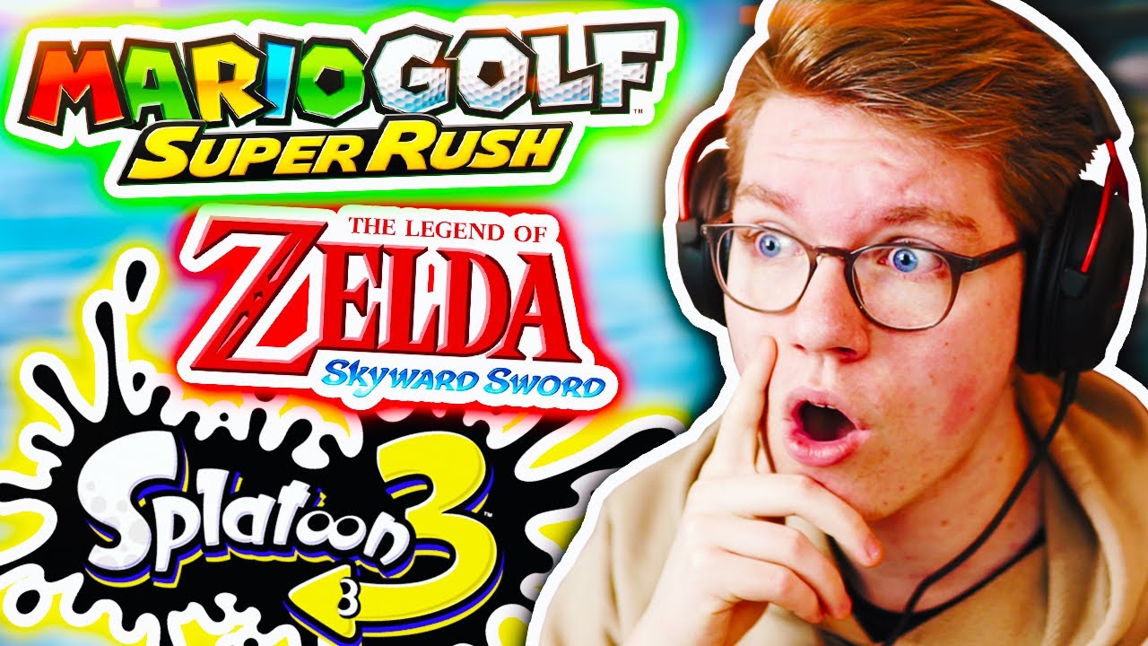 Ansgar REAGIERT auf Mario Golf, Zelda und Splatoon 3!