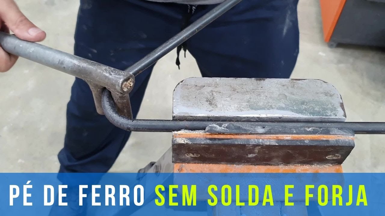 Como fazer pé de ferro U sem solda e forja