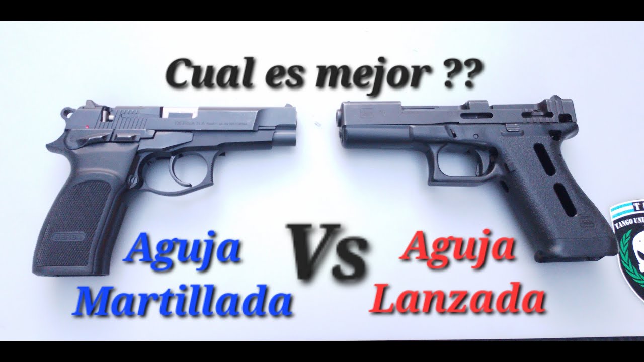 Pistolas de aguja Lanzada ver sus Martillada. ¿cual elegir y porque?