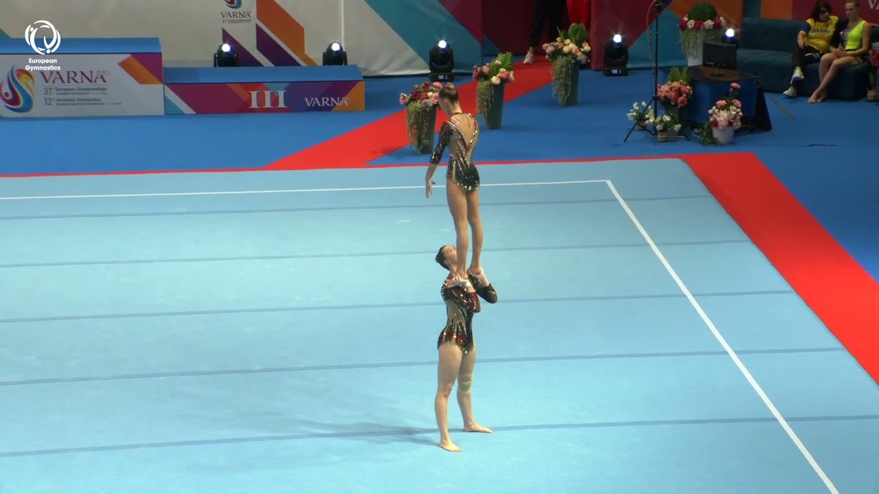 Kamila Bryskiewicz & Zofia Kaminska (POL) - 2023 ACRO European silver medallists, All-Around