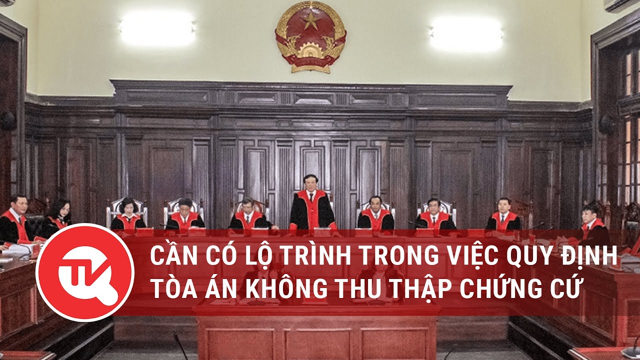 Cần c&oacute; lộ tr&igrave;nh trong việc quy định t&ograve;a &aacute;n kh&ocirc;ng thu thập chứng cứ | Truyền h&igrave;nh Quốc hội Việt Nam