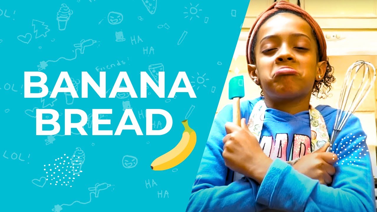 Banana Bread Recipe 🍌  | kids cooking show