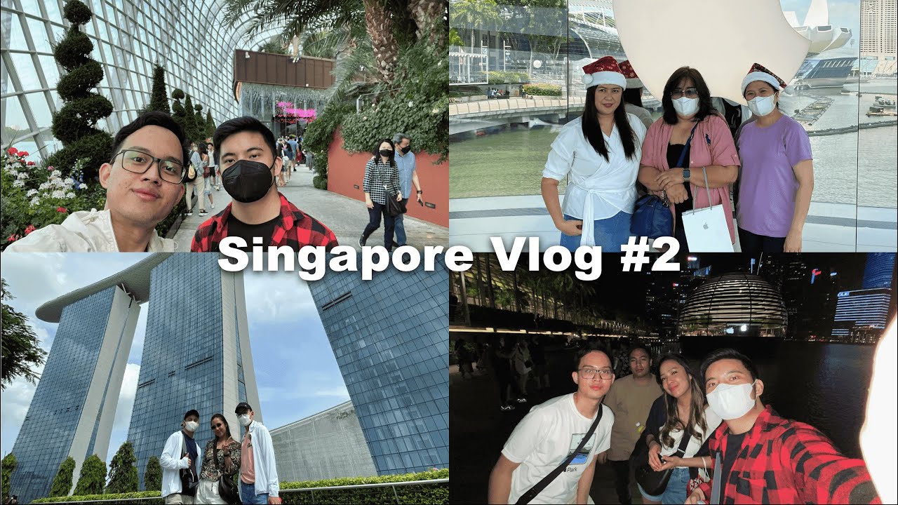 Singapore Vlog #2 - Marina Bay Sands | Flower Dome | Super Tree | Apple Store at MBS