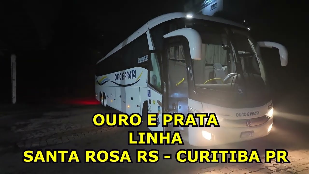 VIAÇÃO OURO E PRATA VIAGEM DE GETULIO VARGAS RS PARA  EREXIM RS BRASIL