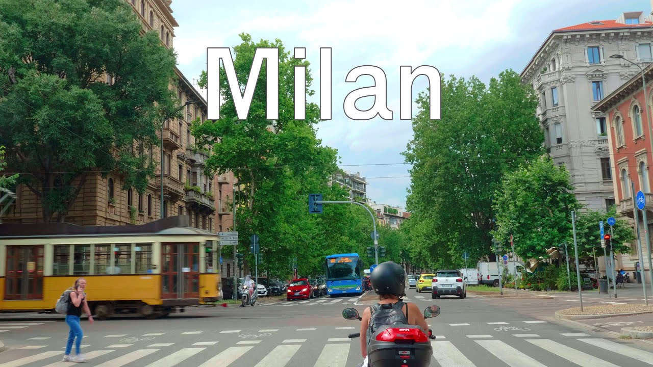 🇮🇹 Milan, Italy (IT), 2021, driving midday tour