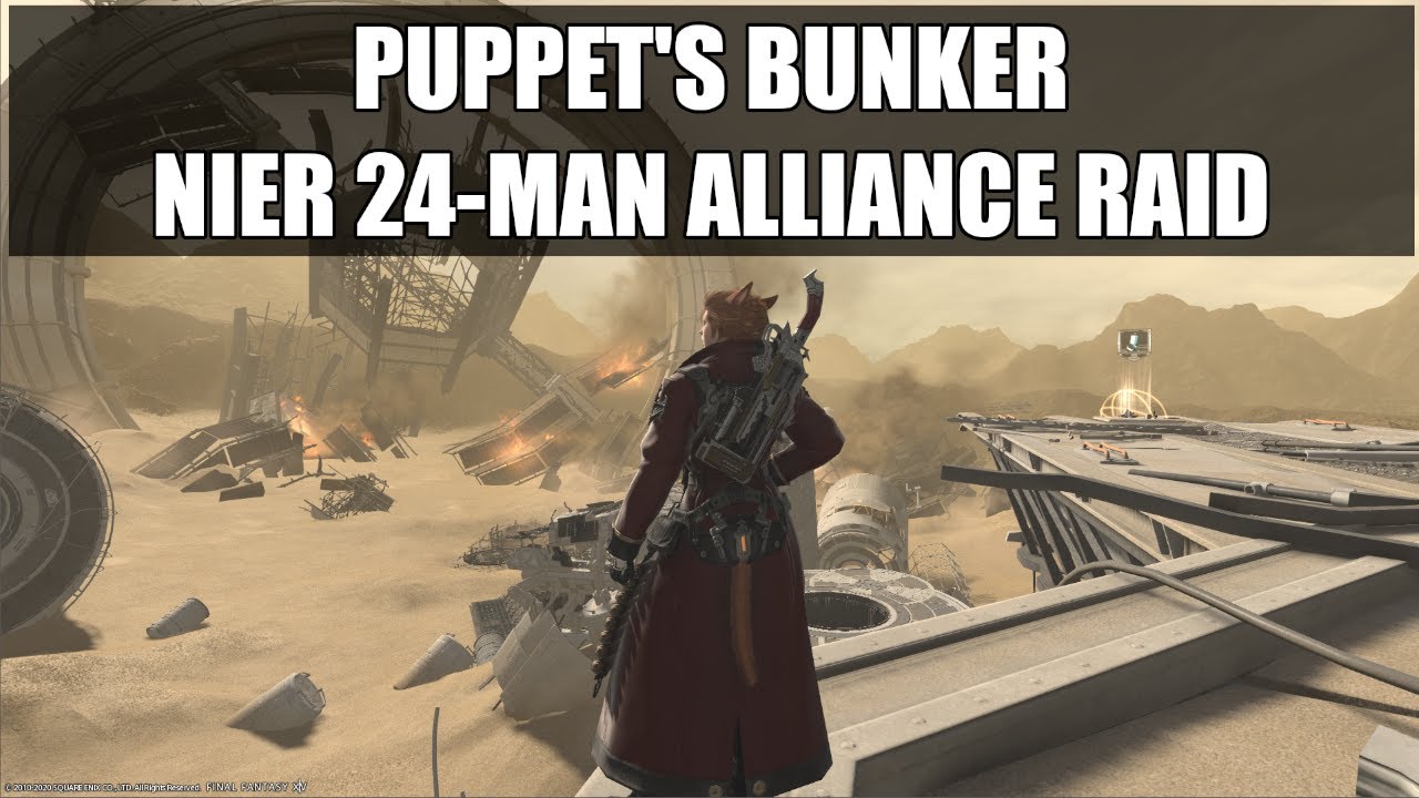 Muppet's Bunker | Nier Crossover 24 Man Alliance Raid | Final Fantasy XIV