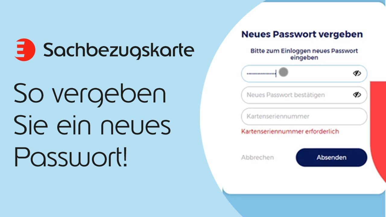 Sie haben Ihr Passwort vergessen? So vergeben Sie ein neues Passwort!