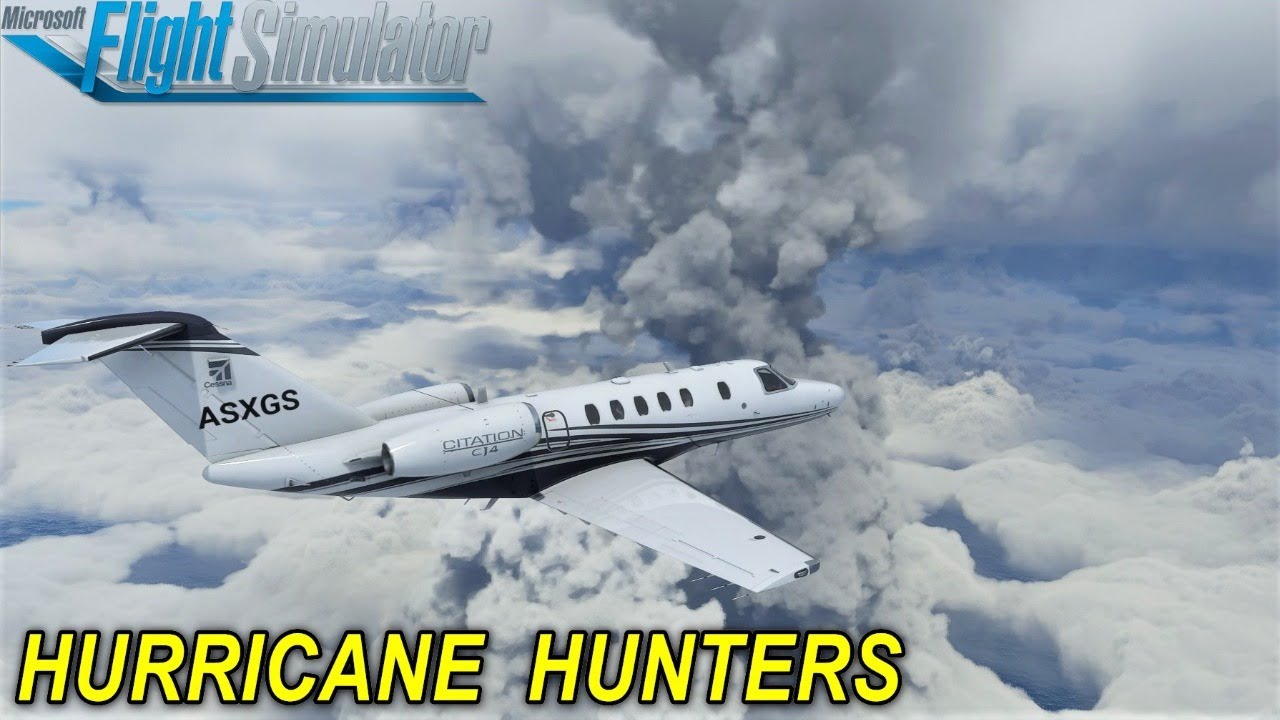 Flying Into Hurricane Laura In Microsoft Flight Simulator Using Live Weather