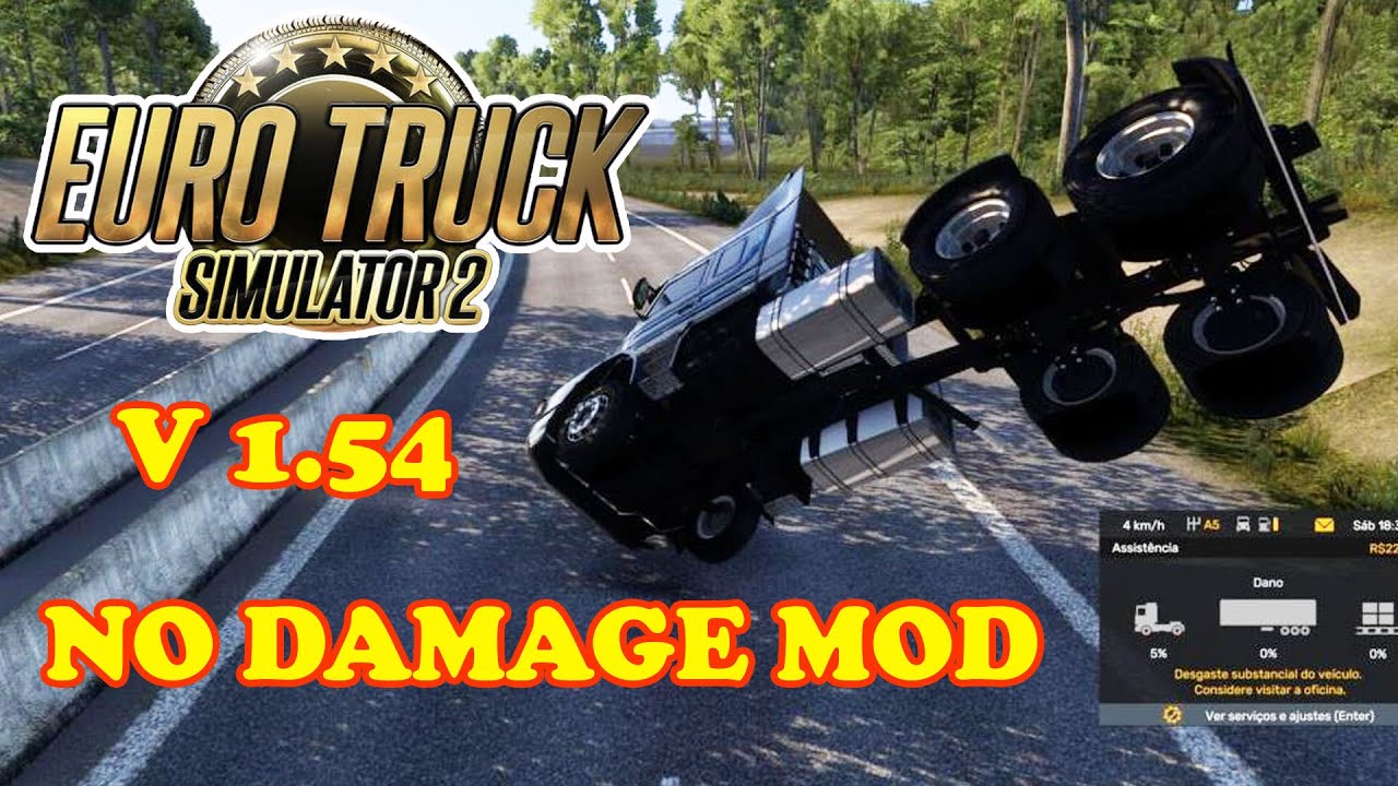 How To Download And Install No Damage Mod In Ets2 V1.54 | No Damage  Mod | Vilaiyatu Pillai