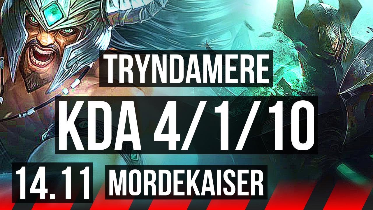 TRYNDAMERE vs MORDEKAISER (TOP) | 4/1/10 | KR Master | 14.11