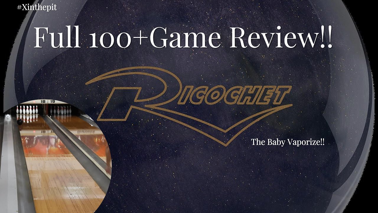 Columbia 300 Ricochet (Pearl) // Full 100+ Game Bowling Ball Review!! //4k